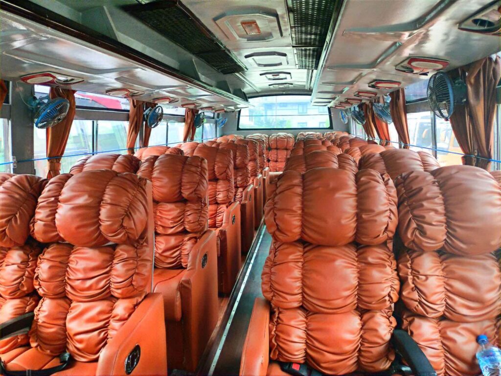 Pokhara to Chitwan Sofa Bus